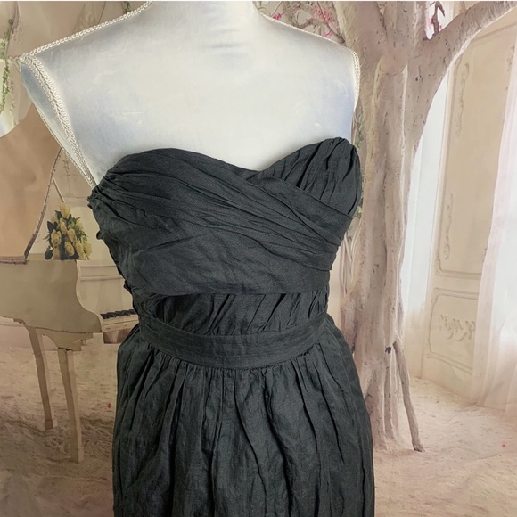 NEW J. Crew Black Strapless Sweetheart Cocktail Dress - Picture 4 of 6